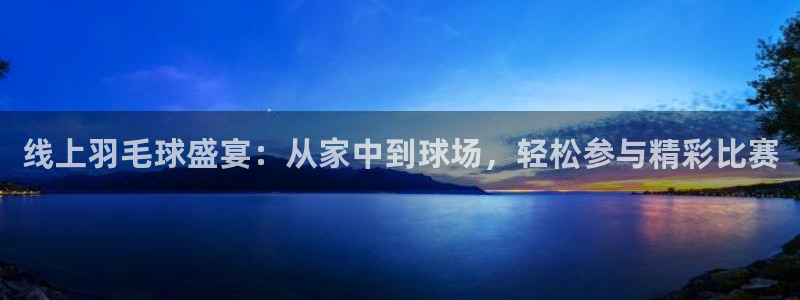线上羽毛球盛宴：从家中到球场，轻松参与精彩比赛