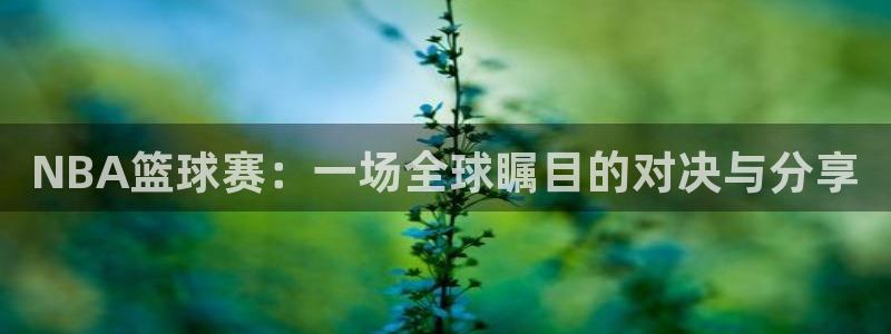 九游体育在线：NBA篮球赛：一场全球瞩目的对决与分享
